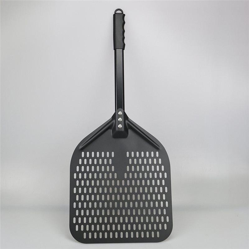 CYCLI-Metal Pizza Peel Perforated Design 12 Inch Non Slip For Oven Professional Tool For Restaurant Home Kitchen Accessories