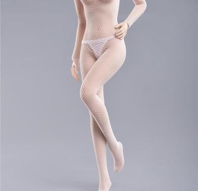 Scale Action Figure Fire Girl Toys White Full Body Mesh Stockings Women Soldier Wardrobe Series Seamless Mesh Socks Not Include and [TOYBARJAPAN] 1/6