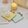 Aesthetic Home Decor Piece Vintage Bow Candle Holder, Exquisite Storage Tray, Decorative Plate, Accessory Holder Desktop Organizer for Candles