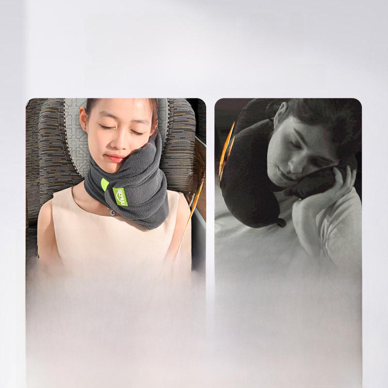 Cestovní polštář na krk: Opěrka hlavy ve tvaru U do auta, vlaku, letadla - Pohodlná podpora pro spánek, ochrana krku a cestování na dlouhé vzdálenosti