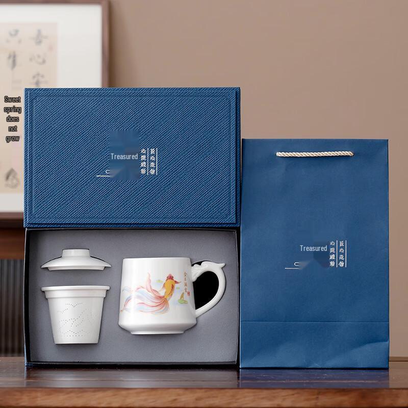 

Chinese Style Ceramic Tea Separation Mug