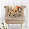 1Pc Floral Pillow Cover - 2D Printed Soft Cushion Case For Bedroom Sofa ,Soft And Comfortable, Modern Home Decor