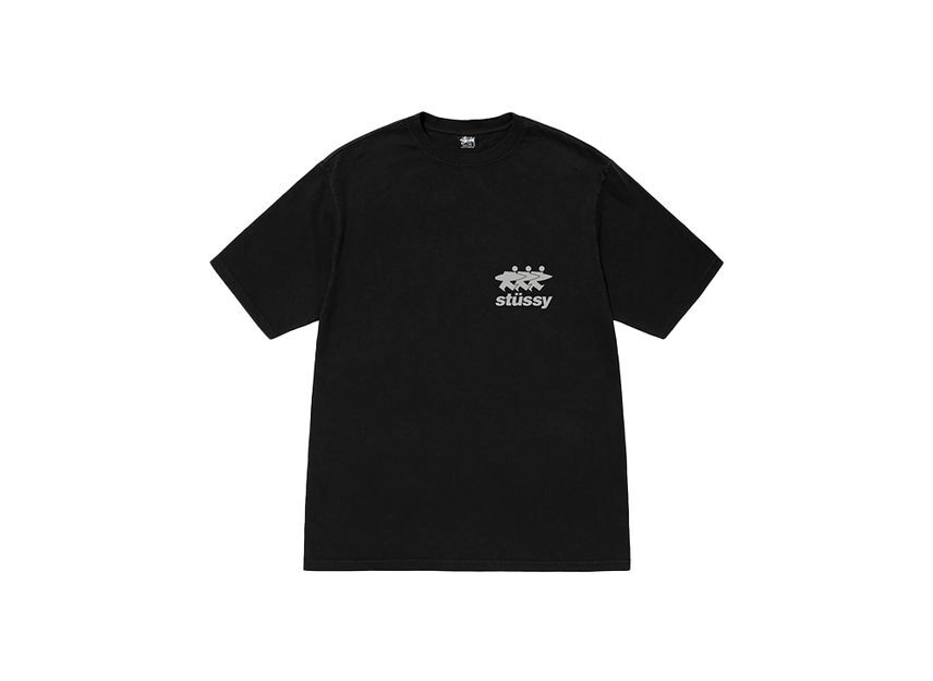 Stussy Surfwalk Tee Pigment Dyed Black
