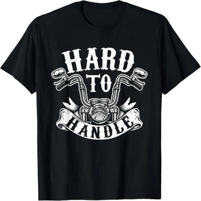 Difícil de Manejar - Camiseta de Motociclista Amante del Motociclismo