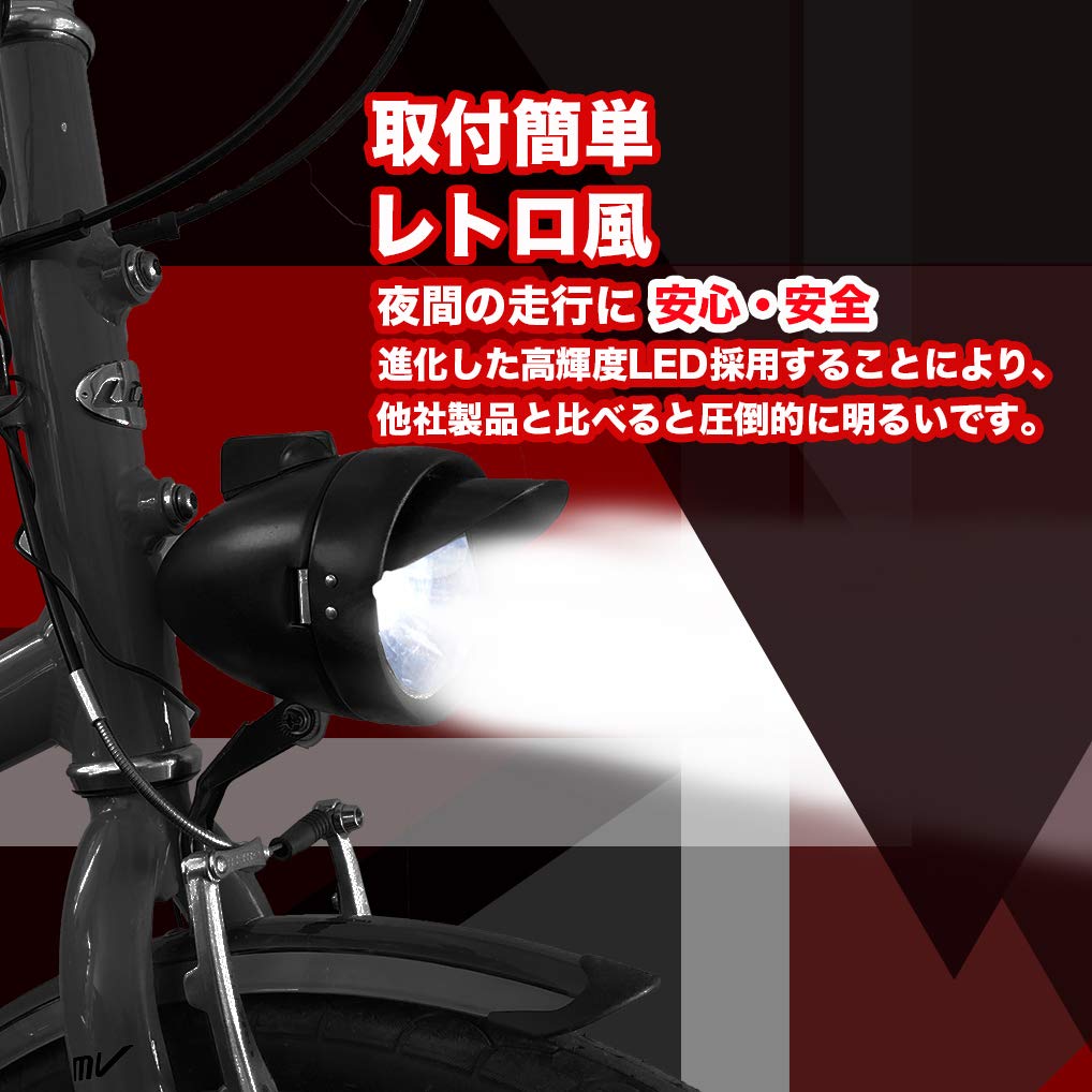 UNSER Cannonball-Licht mit Retro-Zwei-Punkt-Ein/Aus-Schalter, Design, Energiesparend, LED mit hoher Helligkeit, Halterungen, Batteriebetrieben (Stahl Silber)