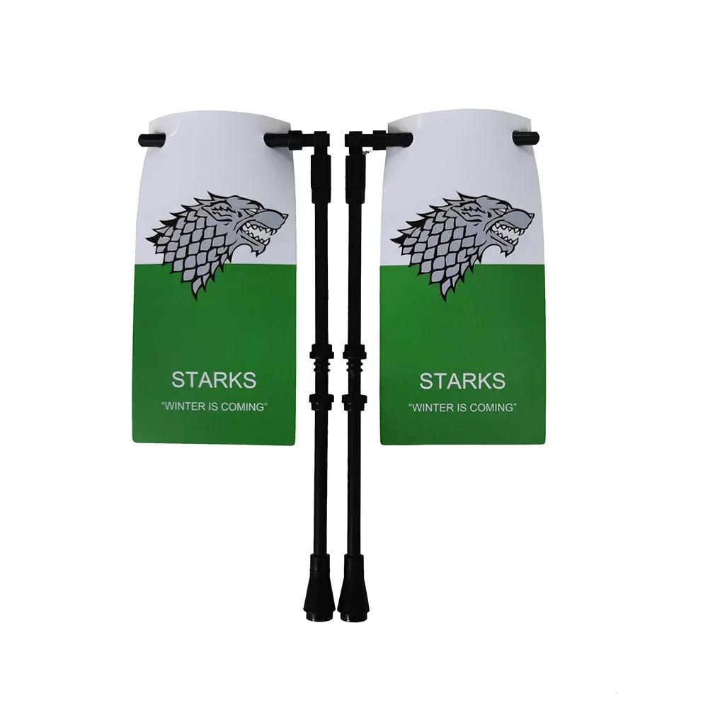 Klocki Budowanie Flag Miasta-Państwa Średniowieczne Postać Wojskowa Flaga Broń Starożytne Święte Cesarstwo Rzymskie Jerozolima Rycerz Świętego Łazarza Legion Zabawka