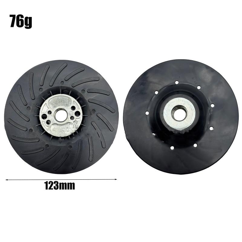 1 Pcs Sanding Disc Backing Pad Grinder Attachment For Angle Grinders Power Tools Accessories Dedicated Steel Paper Tray