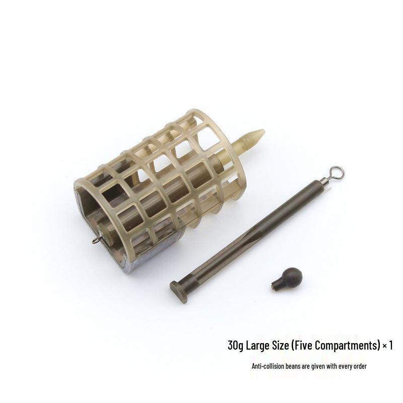 Feide European Style Carp Fishing Bait Cage with Lead Weight Bait Holder Groundbait Feeder.