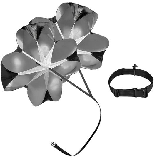 Resistance Parachute Adjustable Waistband Wear-resistant Good Tenacity Reusable Portable Running Speed Training Training Fitness Drag Parachute