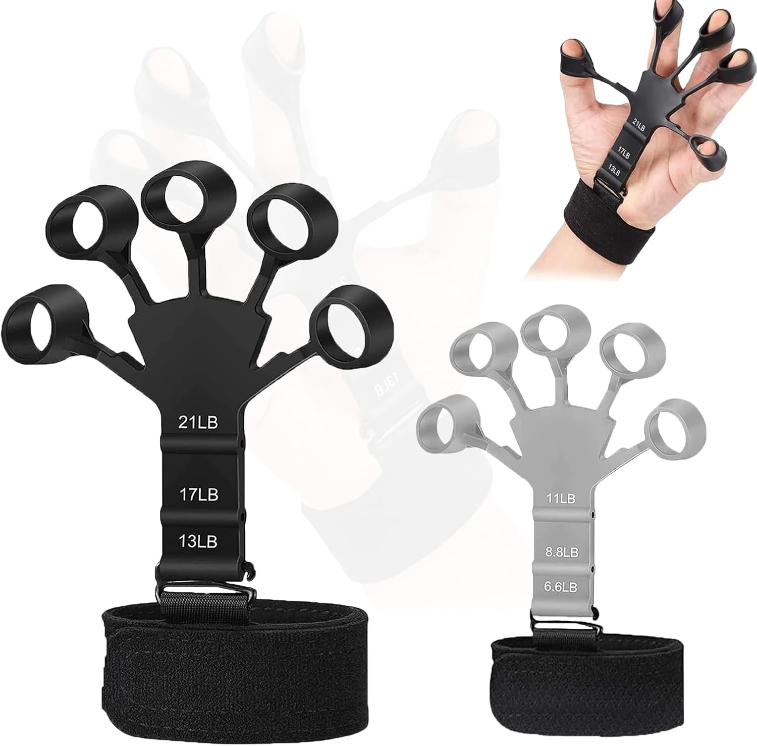 

2 шт. Эспандер для запястья Gripster, тренажер для укрепления пальцев, эспандеры для пальцев. Тренируйте ПАЛЬЦЫ, РУКИ, ЗАПЯСТЬЯ