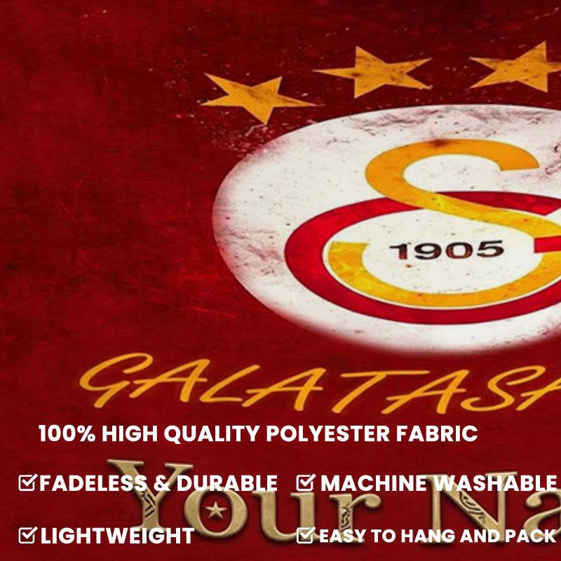 Galatasaray S Custom Name Wall Tapestry Aesthetic Wall Hanging Printed Fabric Blanket Decorative Tapestries for Bedroom Living Room Home Decor