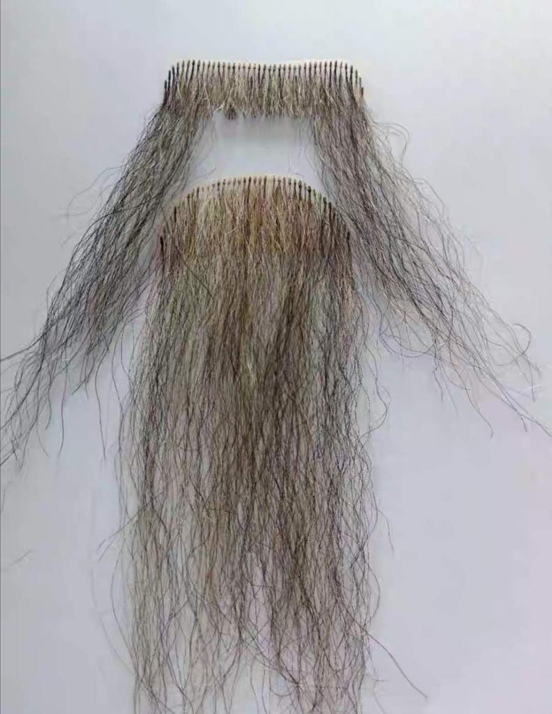 ALISY Fake Beard, Moustache, Cloth Wig, Cloth Beard, 1 Set (HB HX SX)