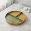 Round Display Tray Multiversatile Organizer Decorative Home Storage for Vanity Table