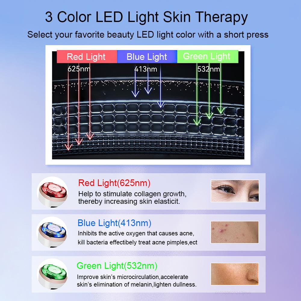 Hifu Face Lifting Facial Massage EMS Facial Microcurrent Skin Rejuvenation Anti-aging Facial Lifting Massager Mini Hifu Machine