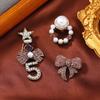 Vintage Zinc Alloy Brooch Pin With Tassel For Womens Retro Fashion Accessory