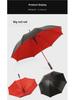 Fully Automatic Long Fiber Golf Umbrella - Large, Straight, Double Canopy for Business & Custom Gifts