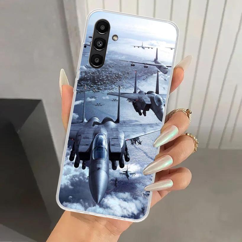 

Military Aircraft Warship Fighter Phone Case for Samsung Galaxy A17 A16 A37 A26 A36 A57 A56 A15 A25 A35 A55 A14 A24 A34 A54 A13 Samsung A25