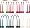 Set of 12 PU Leather Bag Handles for Handbags and Crochet Bag 6 Colors 23.4-inch (approx. 59.4cm) Pouches, Handles, [Used]