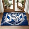 Canterbury-Bankstown Bulldogs Design Crystal Velvet Rug Soft Decorative Mat for Bedroom Entrance