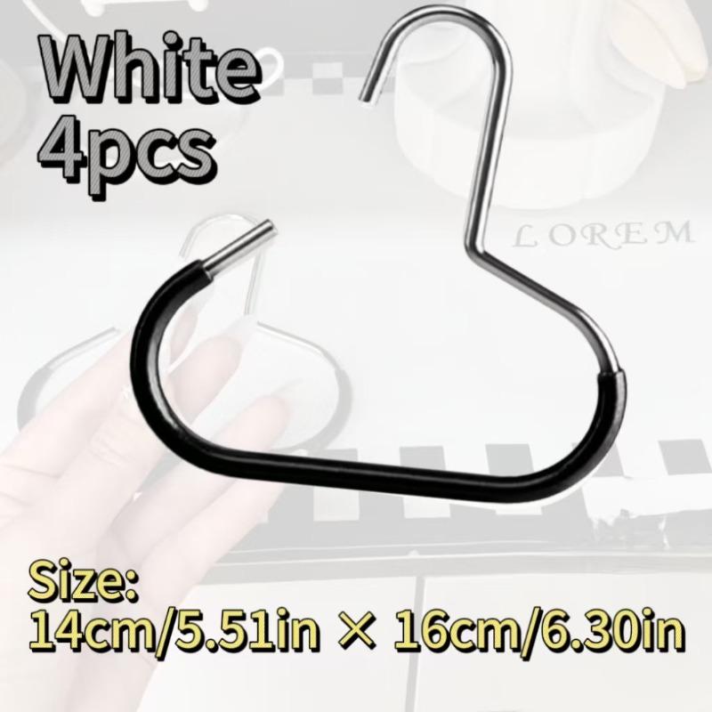1-20Pcs Circle Ring Hat Hanger Versatile Manganese Steel Round Hook - Perfect for Hats,Ties,Scarves & Bags,Strong Load-Bearing