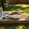 Oval American Football Brown and White Training Football Durable Sports Football  Recreational Play