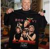 40 Jahre Jubiläum Jon Bon Jovi Shirt Kurzarm Schwarz Herren S-2345XL Unisex T-Shirt