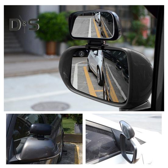Car Side Rearview Mirror Blind Spot Mirror Adjustable Angle Universal Simple Installation Reversing Wide-angle Auxiliary Mirror