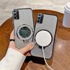 Luxury Plating Glitter Magnetic Mirror Girl's Summer Phone Case For Samsung Galaxy M02 M12 M14 M22 M23 Silicone Shockproof Cover