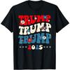 Trump Trump Trump 2025 President Inauguration 45 47 Trump Cotton Men T Shirt