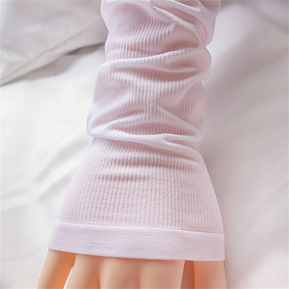 Sport Outdoor Anti-Slip Sunscreen Gloves UV Sun Protect Arm Sleeves Ice Silk Sleeve