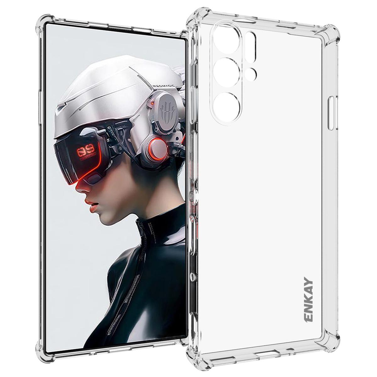 

ENKAY HAT PRINCE For ZTE nubia Red Magic 9 Pro 5G/9 Pro+ 5G Case Non-slip TPU Phone Cover A