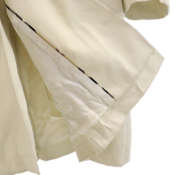 Burberry Long Coat Ivory System Women Used