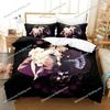 Puella Magi Madoka Magica Cute Bedding Set Cartoon Anime Adult Kid Bedroom Soft Duvet Cover 3D Print Vibrant Kawaii Anime Set