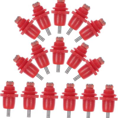 Chicken Nipple Drinker: Spring-loaded Three-way Automatic Waterer