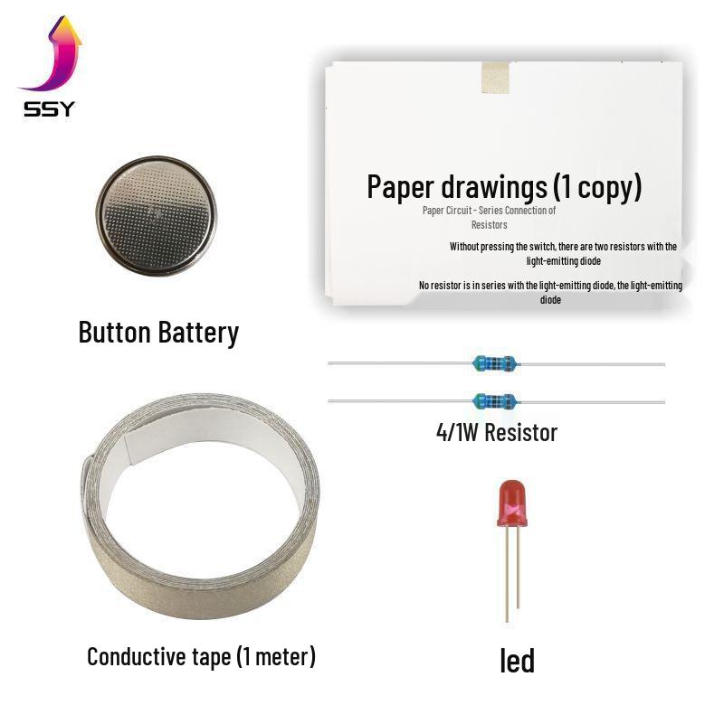 DIY Conductive Paper Circuit Kit: Entry-Level Electronic Circuit Resistance Experiment