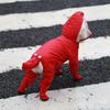 Waterproof Dog Clothes Small Dog Raincoat with Rain Shoes Boots Overalls Jumpsuit Pet Cat Puppy Rain Coat with Transparent Hood 5