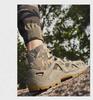Men's Camouflage Oxford Waterproof Tactical Boots - Non-Slip, Large Size (45, 46) for Outdoor Rock Climbing & Hiking.