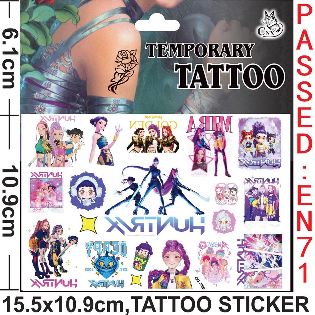 Balon Kpop Łowca Demonów Topper na Tort Dekoracja Urodzinowa k-pop Łowcy Demonów Naklejka Breloki Urodzinowe Upominki na Imprezę dla Dzieci