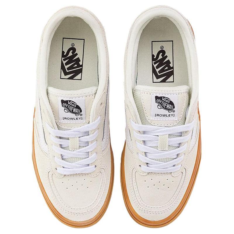 Vans Rowley Classic Low Top Skateboard Shoes Unisex Ecru Sneakers VN000EDUCD3