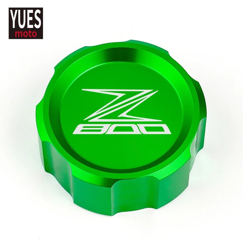 Moto Accessories CNC Rear Brake Fluid Cylinder Master Reservoir Cover Cap For KAWASAKI Z800 Z 800 2013 2014 2015 2016