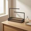 Jewelry Organizer with Tray 2-Tier Display Hanger Spacious for Bedroom