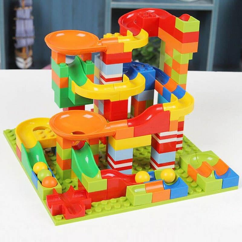 165 Teile Klassische Murmelbahn Labyrinth Ball Rennstrecke Bausteine Set Für Endlosen Spaß