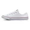 Chuck Taylor All Star Dainty OX Kulatá špička Šněrovací Lehké Nízké Plátěné Boty Dámské Bílé