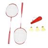 1Pair Shuttlecocks Racquet Sports Set Light Weight Double Badminton Racket Indoor Outdoor Sports Accessories Enduring