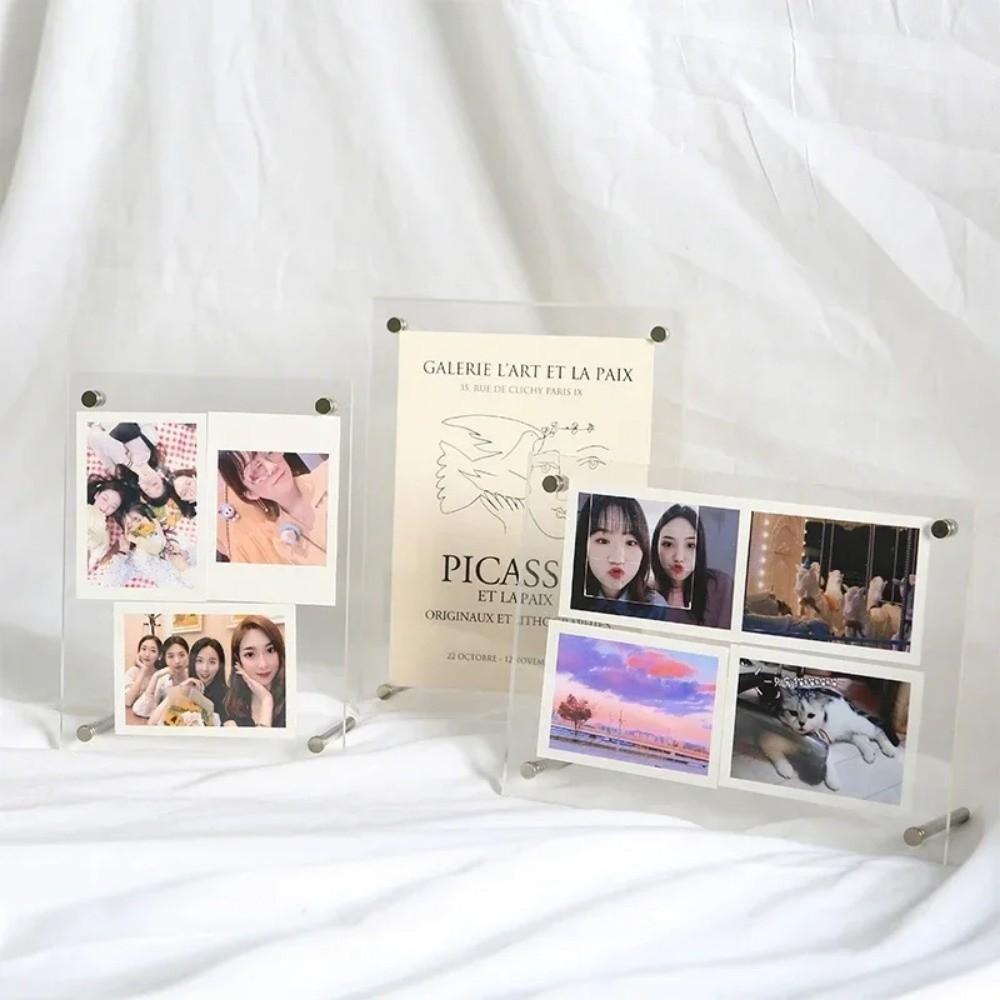Transparent Acrylic Photo Frame Modern Poster Display Stand New Picture Frame Home Decor