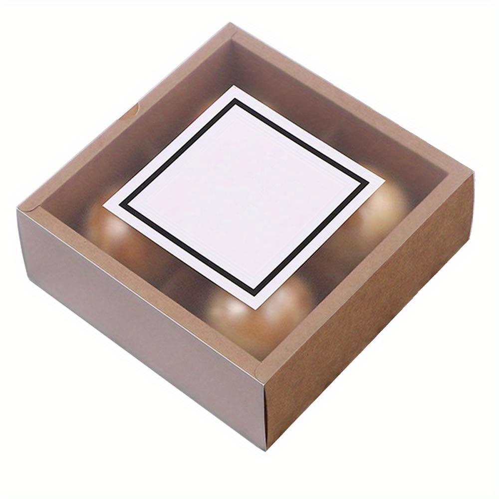 6pcs Frosted Gift Boxes Gift Packing Box with 4-Compartments Divider Goodies Boxes for Jewelry Packaging and Storage Jewelry Making Display