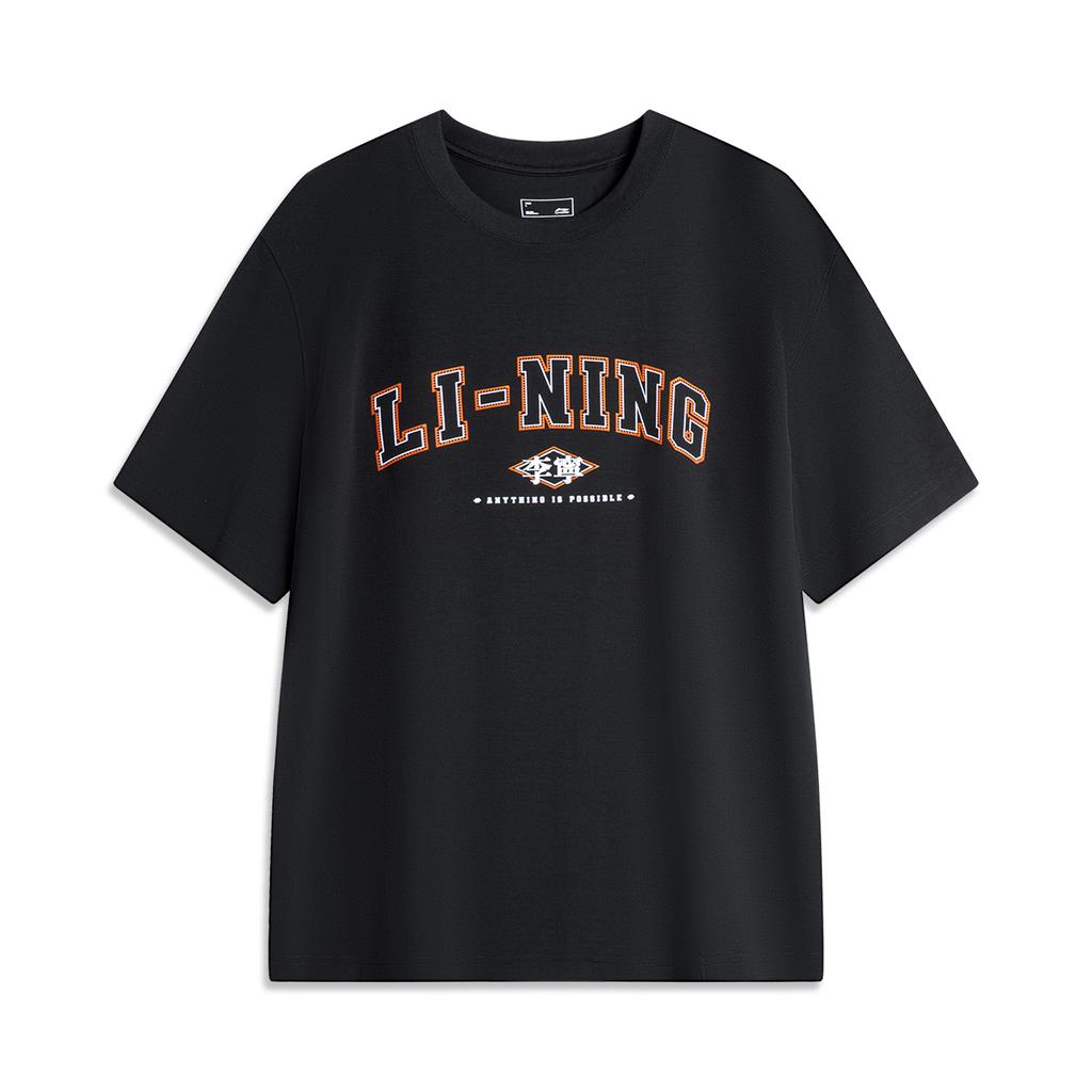 Li-Ning Ice-Cool Comfort Moisture-Wicking Sports T-Shirt Men Tops Black AHSU533-1