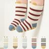Children's Anti Slip Floor Socks Spring Autumn Striped Walking Socks For Boys Girls Newborn Baby Cotton Boneless Socks 0-5T