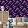 Watercolor Galaxy Wallpaper Indigo, Violet and Plum 50x1000