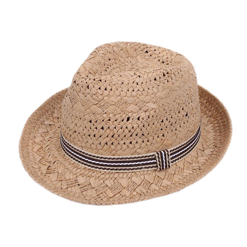 Wide Brim Sun Hat Panama Sunhat Protection Beach Sun Visor Women Ladies Straw Hat for Summer Travel Outdoor Holiday Party